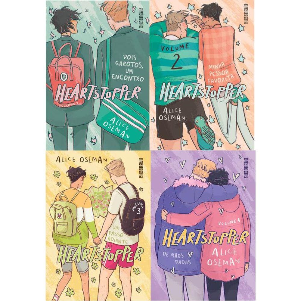 Kit Livros: Heartstopper (Alice Oseman - 4 Volumes)