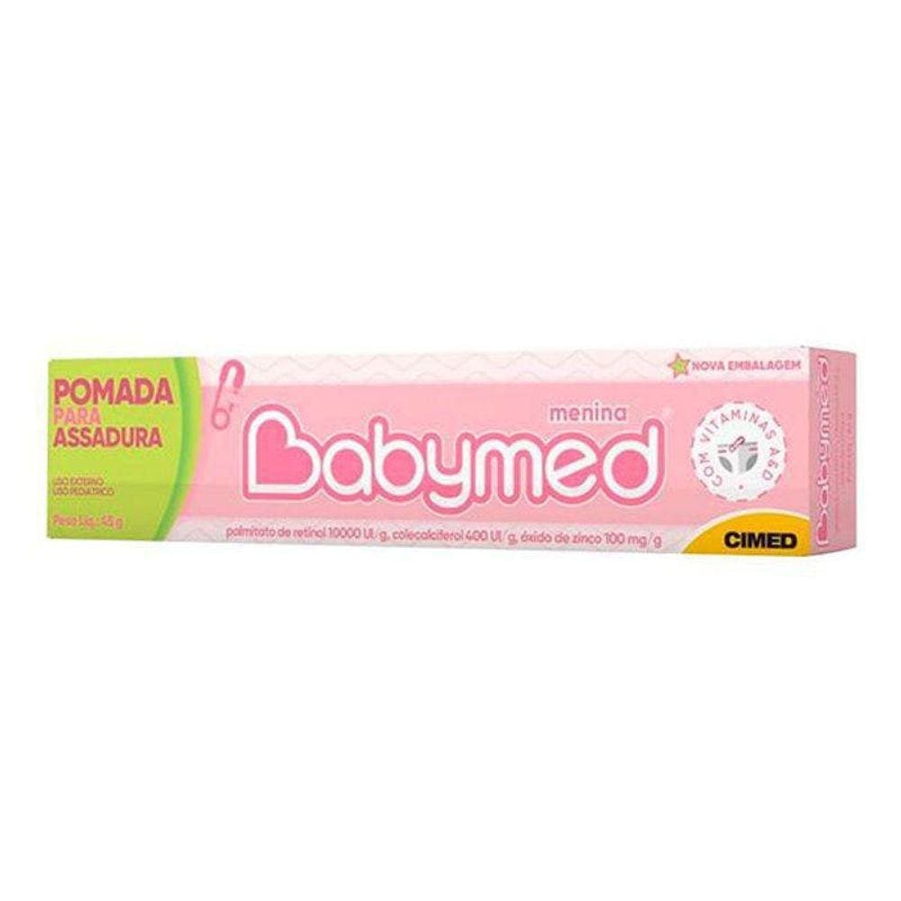 Pomada Para Assaduras Babymed Rosa 45G