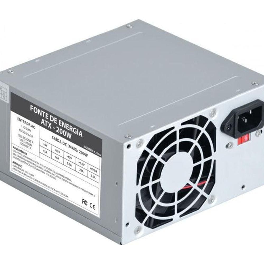 Fonte Atx 200W Vkoem