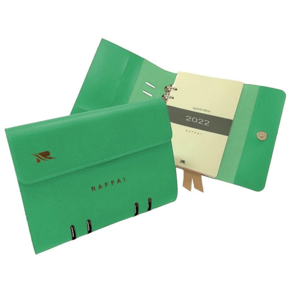 Agenda Diária Raffai 2022 Verde Água