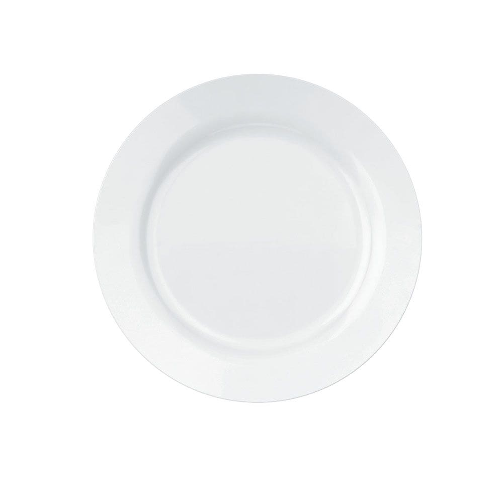 Jogo de Pratos Rasos 6 Peças Opaline Menu Branco 24cm Nadir Figueiredo