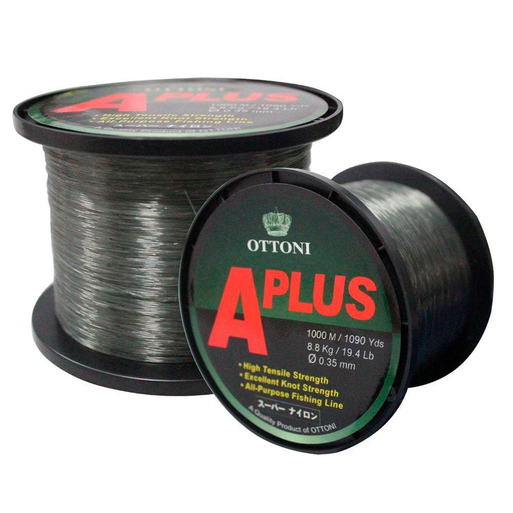 Linha Pesca Ottoni Aplus 0,35mm 19,4lb 8,8k 1000m