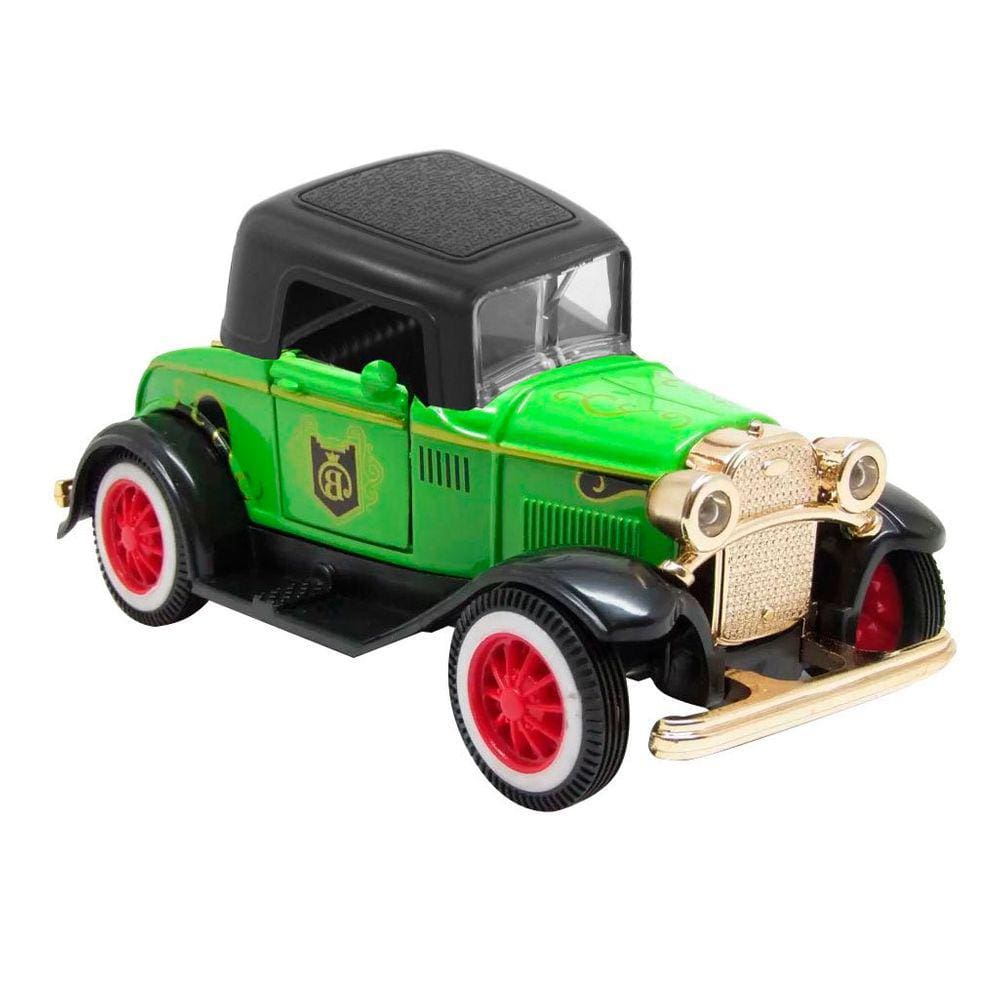 Miniatura Carrinho Antigo de Metal Ford Bigode Verde 1929