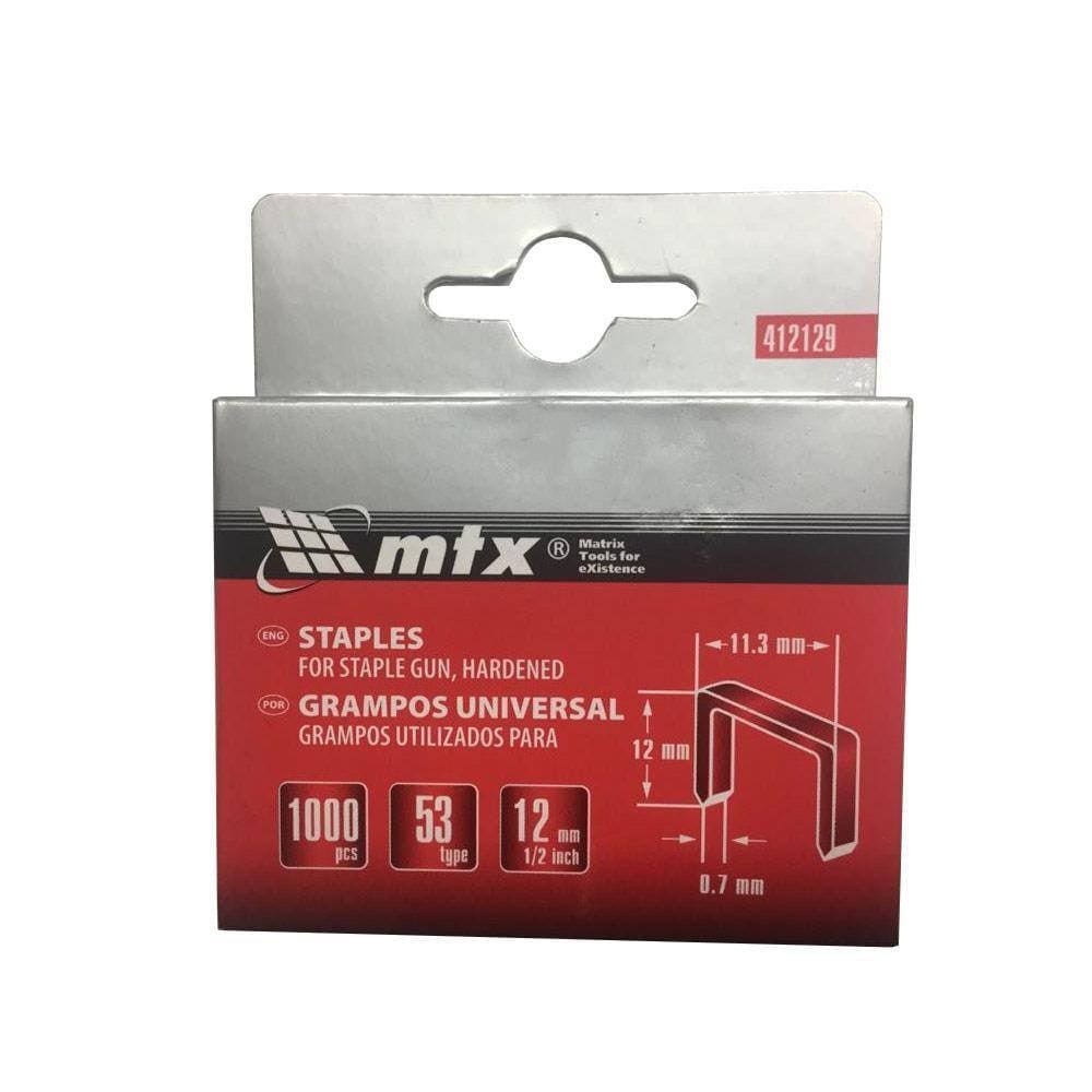 Grampo Grampeadores Tipo 53Com 12Mm 1.000 Unid 412129 Mtx