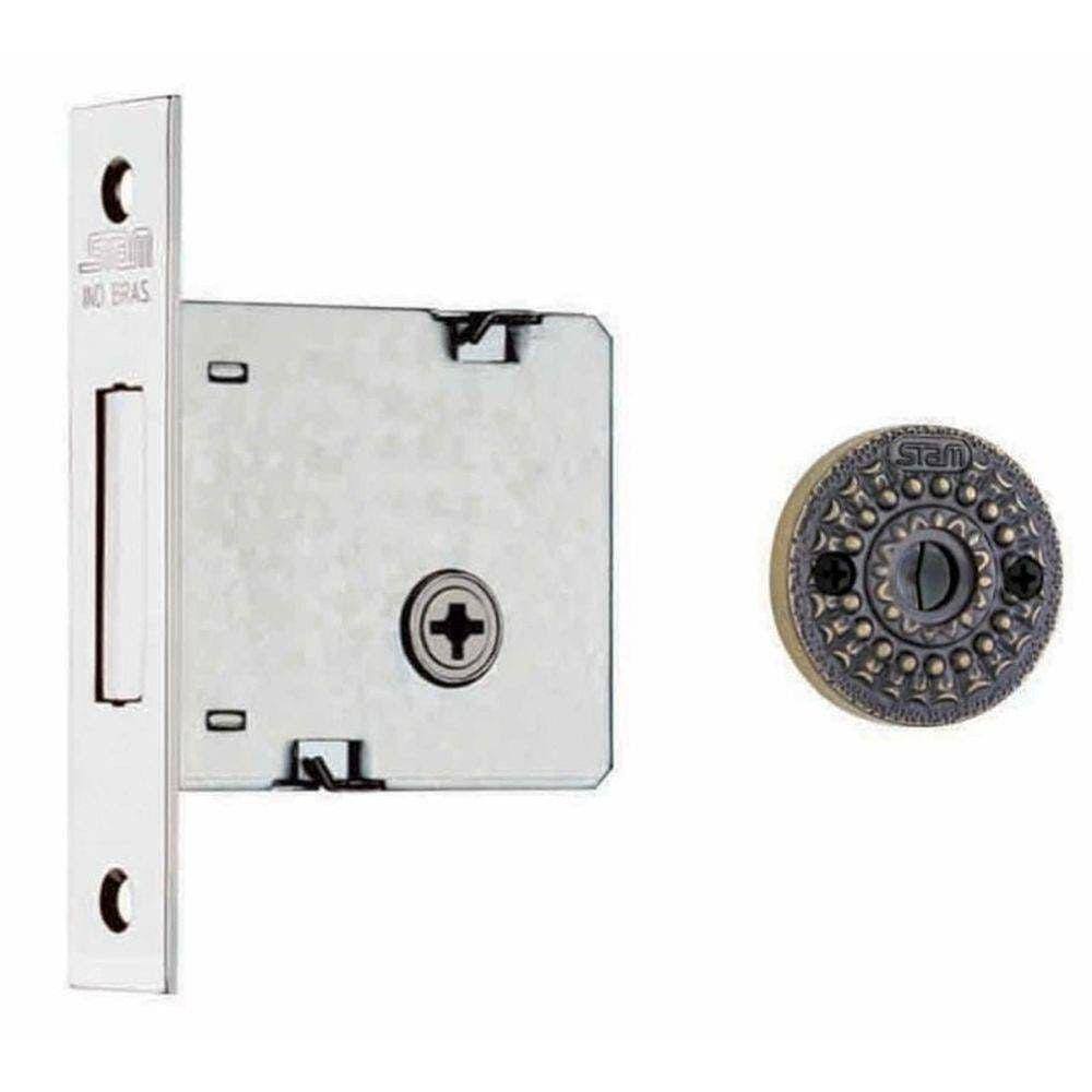 Fechadura auxiliar tetra inox - Stam - colonial