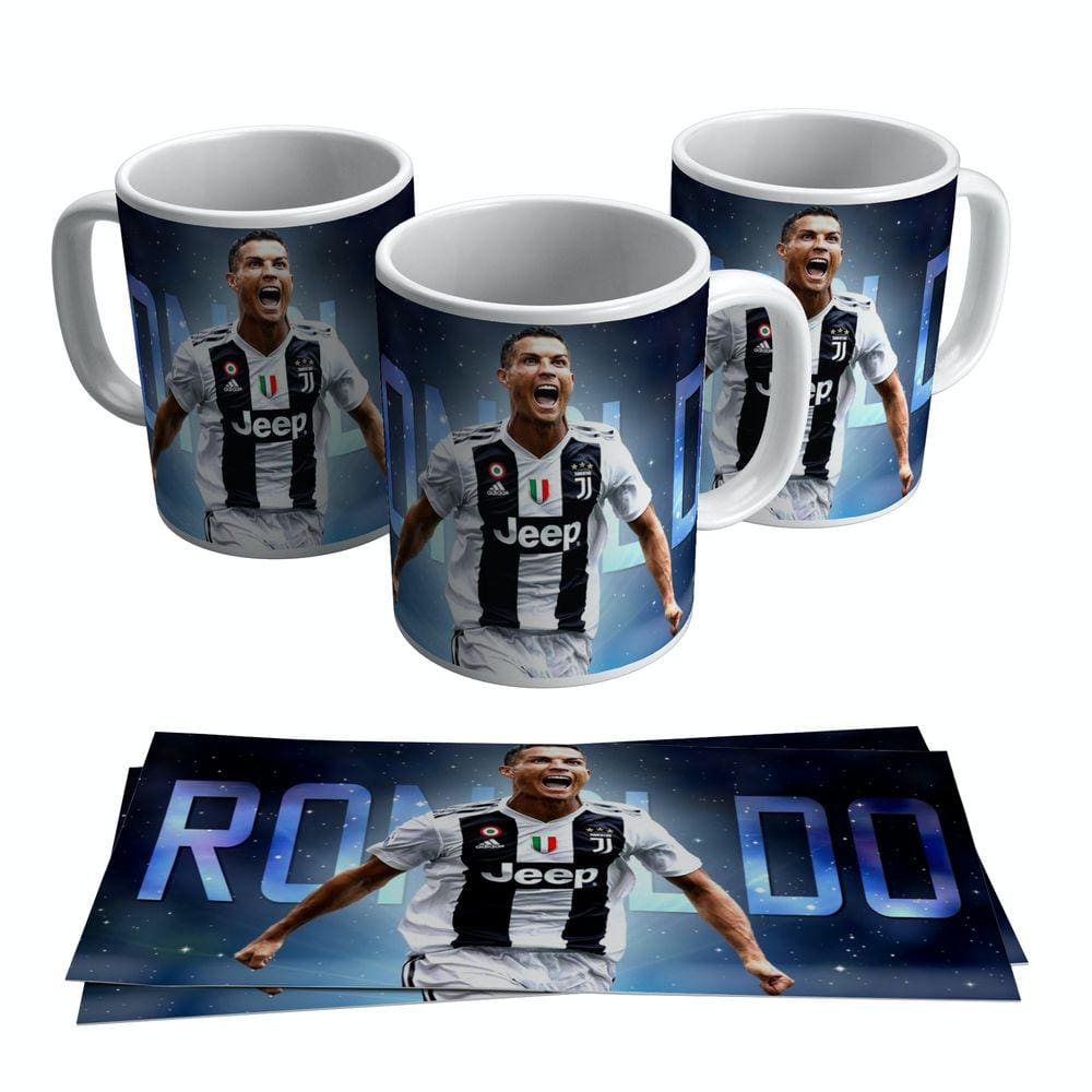 Caneca Cristiano Ronaldo Juventus Time Italiano 325ml