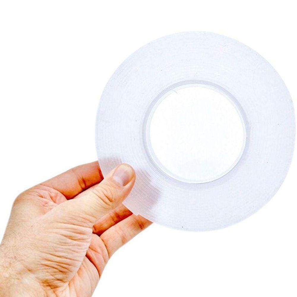 Fita Adesiva Dupla Face Nano Pu Gel 3 Metros Transparente