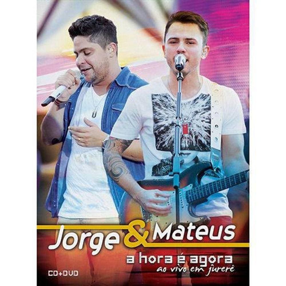 Dvd + Cd Jorge & Mateus - A Hora É Ao  Em Jurerê - Kit