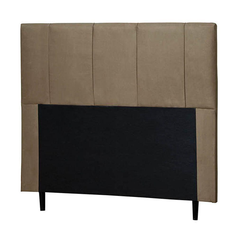 Cabeceira Donna Cama Box Casal 140cm Suede Bege
