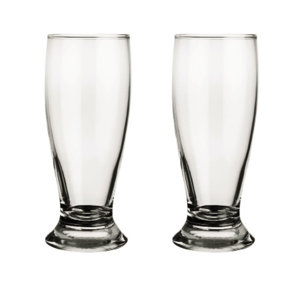 Conjunto 2 Copos Vidro 200ml Munich Chopp Transparente Nadir