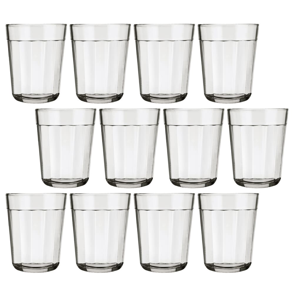 Mini Copos Americano de Vidro Dose Cachaça Shot Tequila 12Un