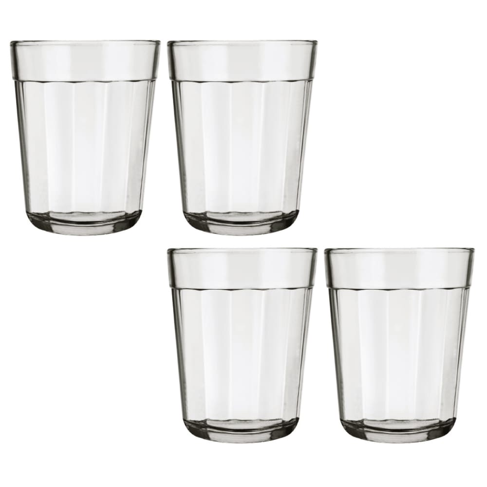 Mini Copos Americano de Vidro Dose Cachaça Shot Tequila 4Un