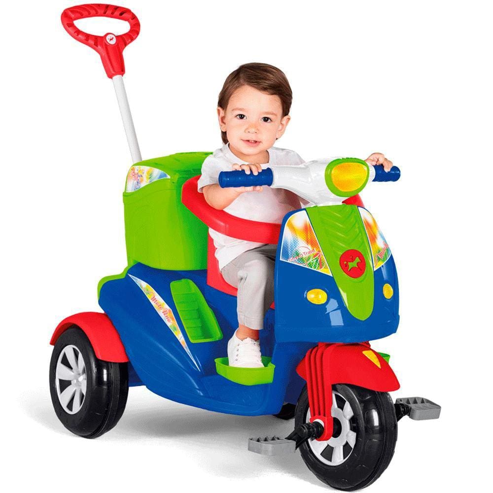 Moto Uno Passeio E Pedal Com Som  Calesita Ref:1035