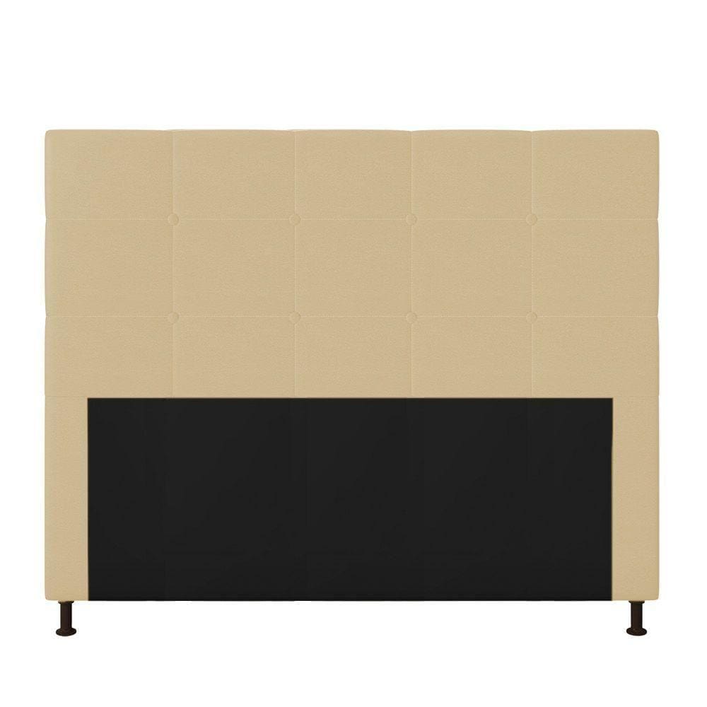 Cabeceira Cama Box Casal 140cmino Bege
