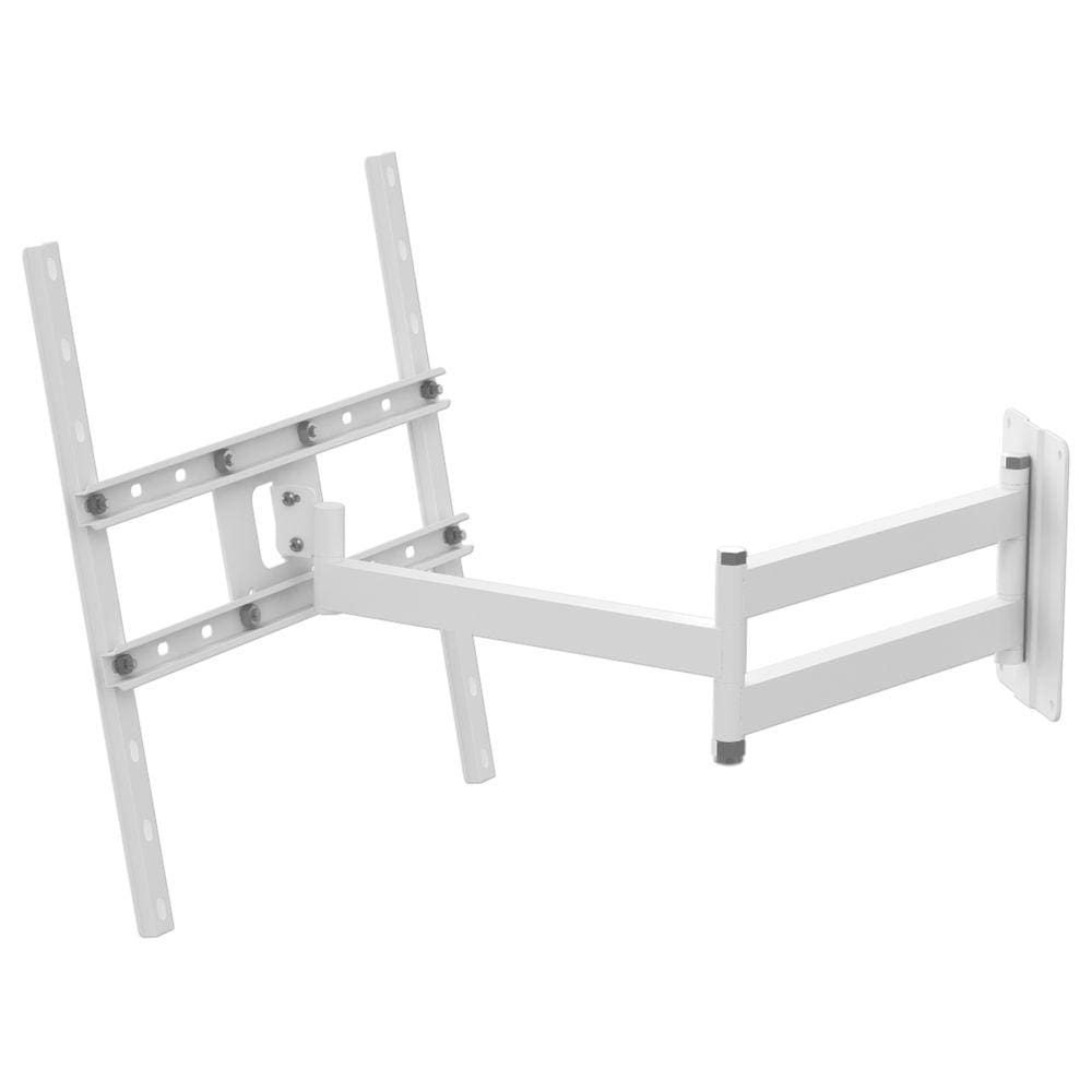SUPORTE TV 10\"a65\" BRAÇO LONGO VESA 400X400 4 MOV BRANCO