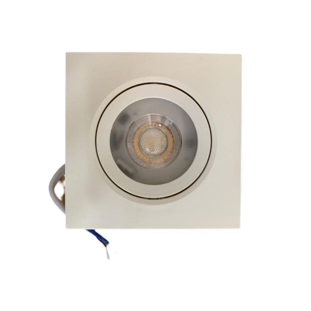 Spot Led De Croica De Embutir Branco Frio Quadrado
