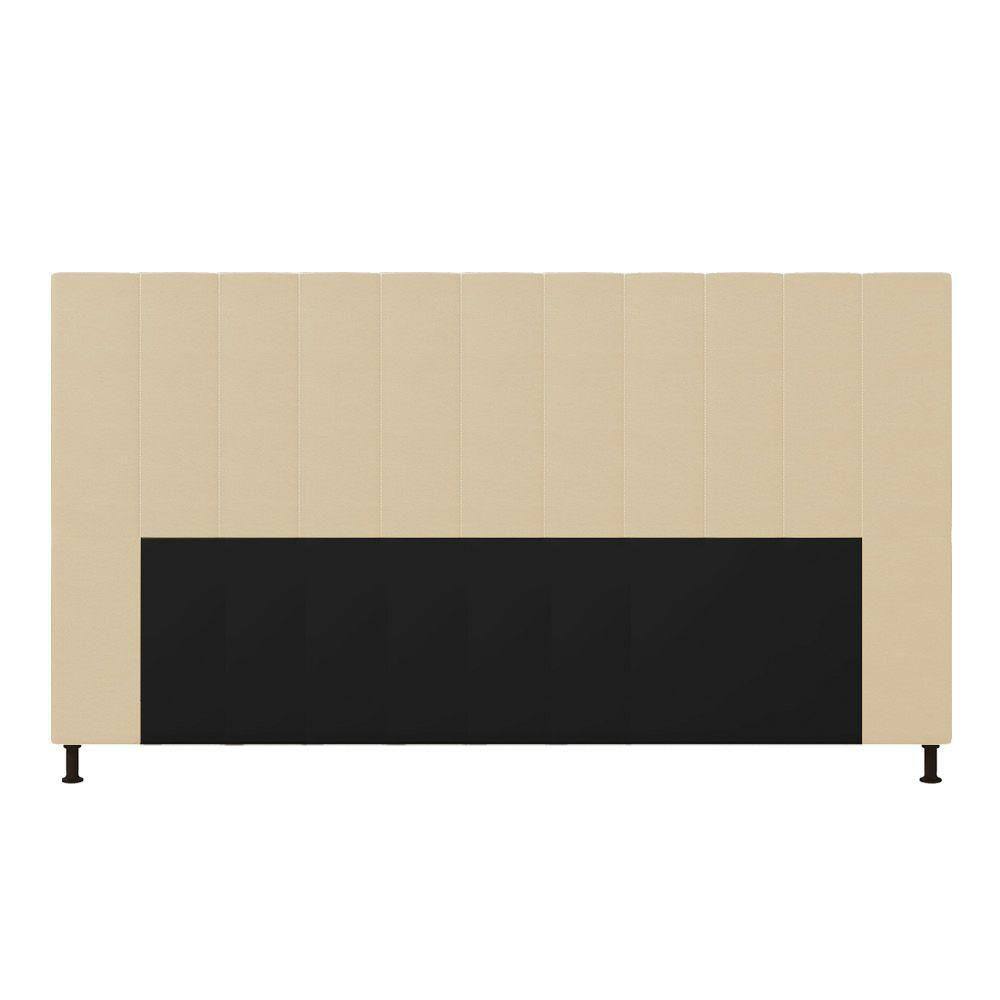 Cabeceira Cama Box King 195cmino Bege