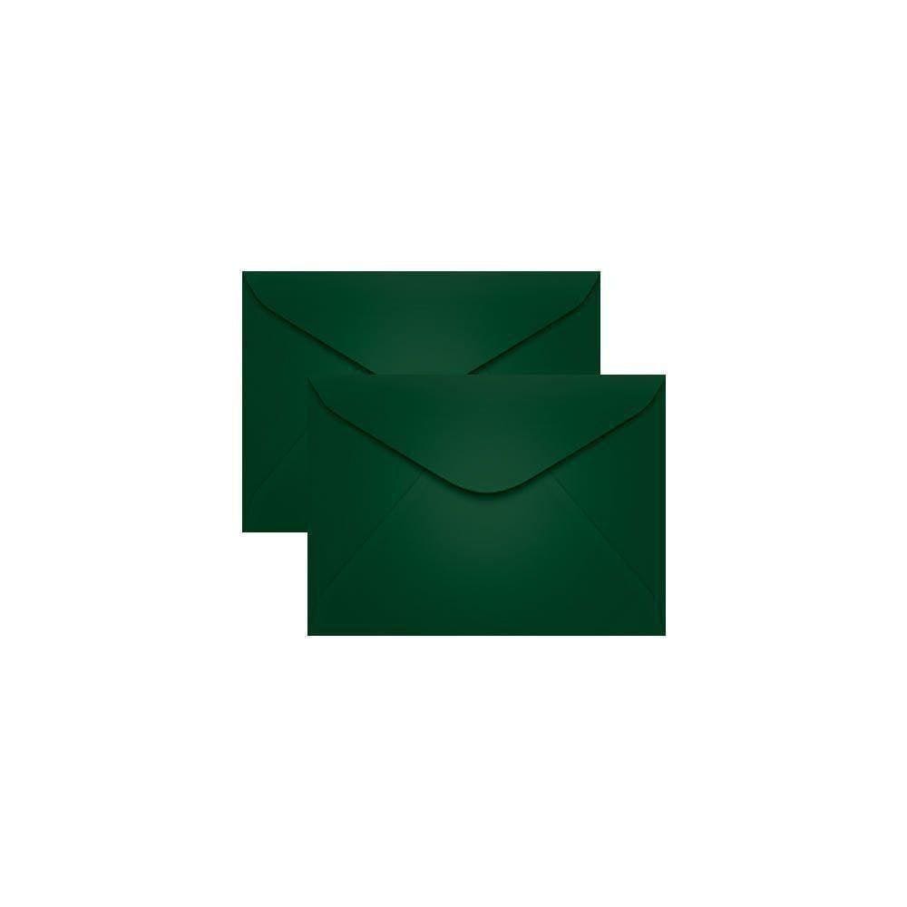 Envelope Para Convite Verde Escuro 72X108Mm Scrity 100Un