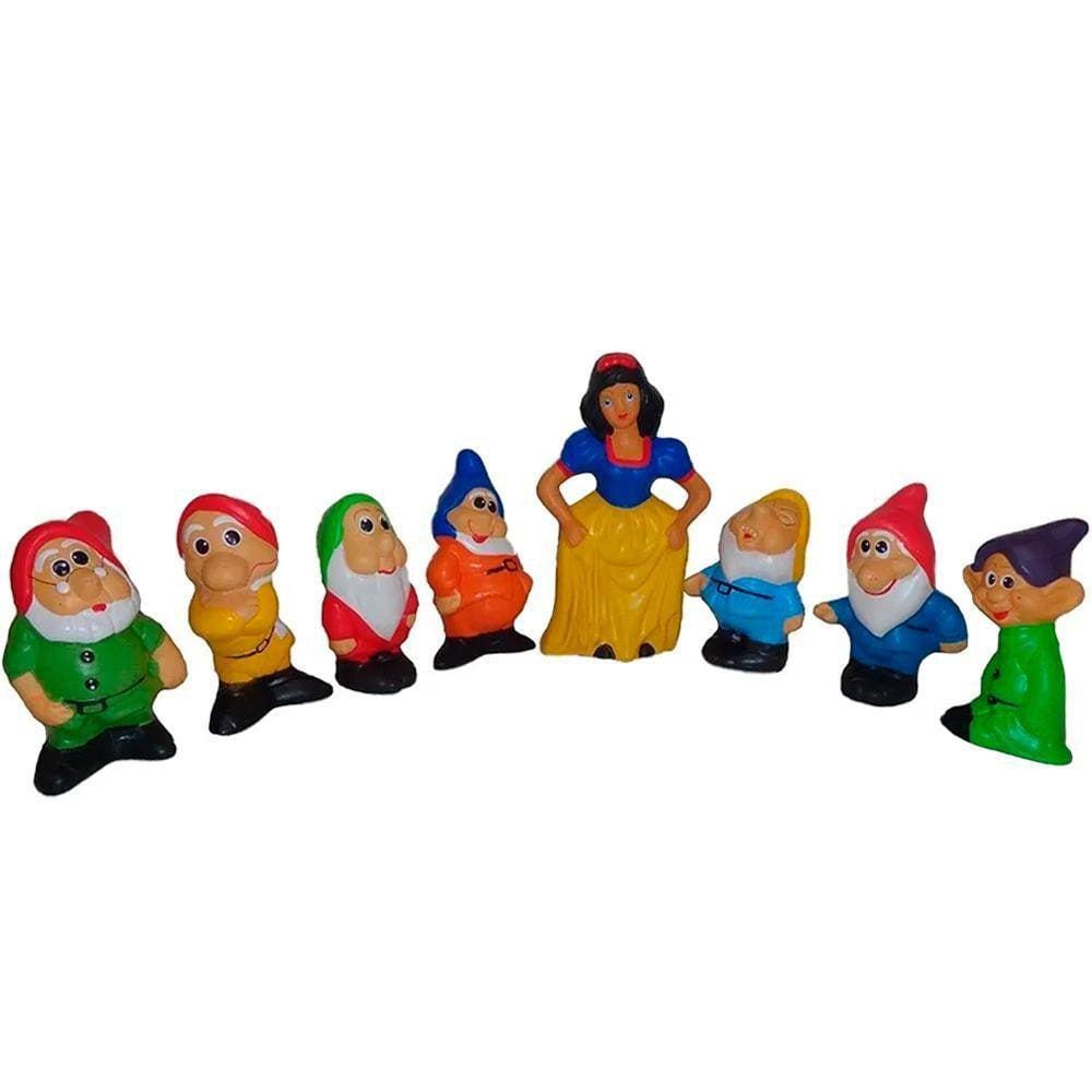 Branca De Neve E 7 Anões Em Cerâmica Decor Casa E Jardim P