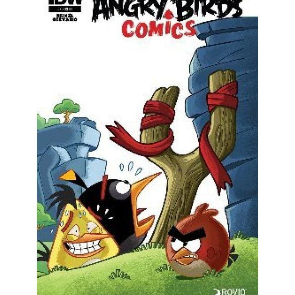 Livro Angry Birds - Quadrinhos - O Estilingue Quebrado