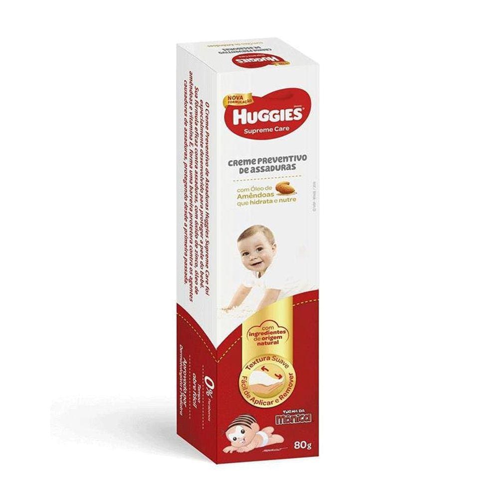 Creme Anti-Assaduras Huggies Óleo De Amêndoas 80G