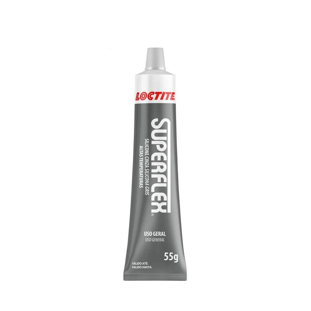 Silicone Vedante Acetico Loctite Superflex Cinza 55G