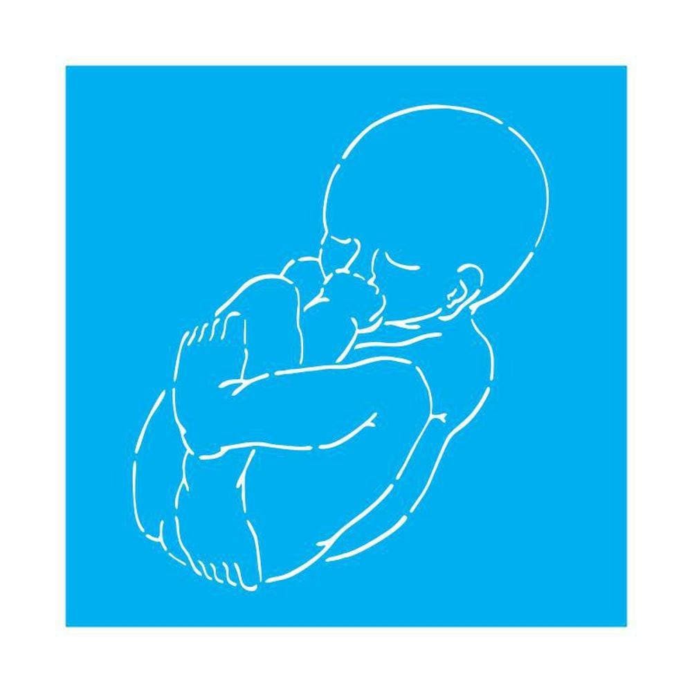 Stencil Tamako Gestacional - 30X30Cm - Ref 9958
