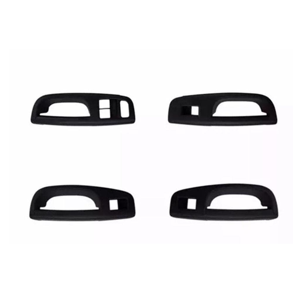 Kit Puxador Interno da Porta Gol G5 Vidro Elétrico Preto