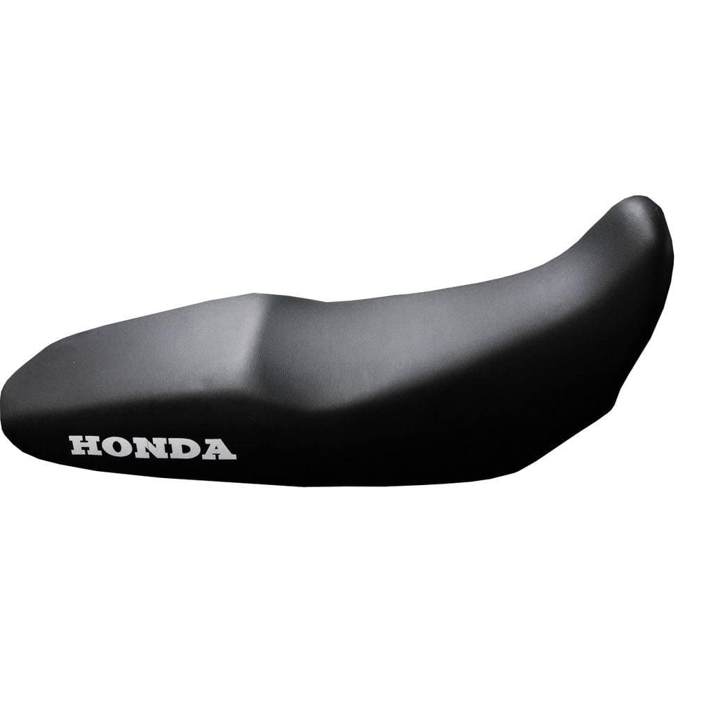 Capa de Banco Preta para Moto Bross 150 com Logo Honda