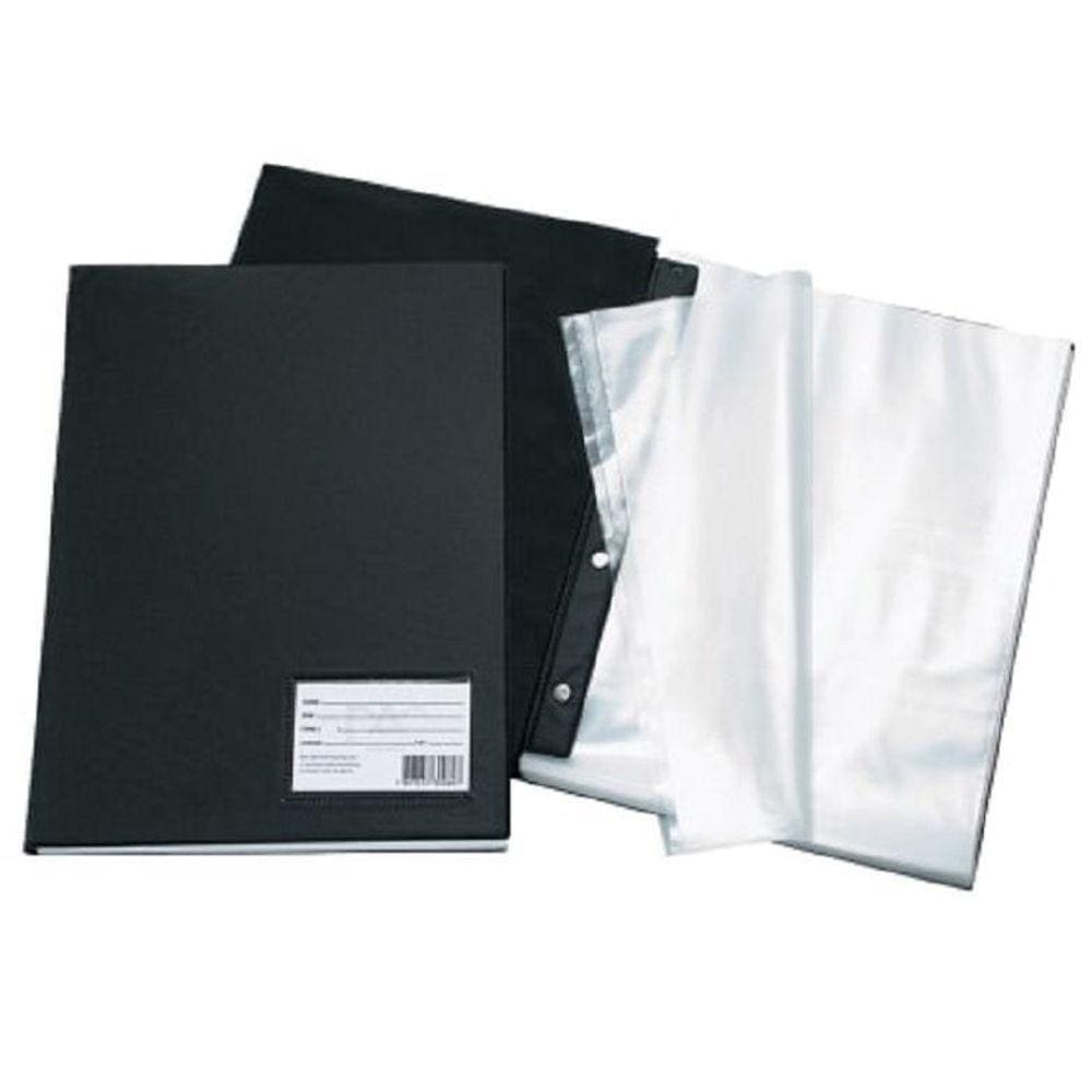 Pasta Catálogo Preta 50 Envelopes Finos - 104101