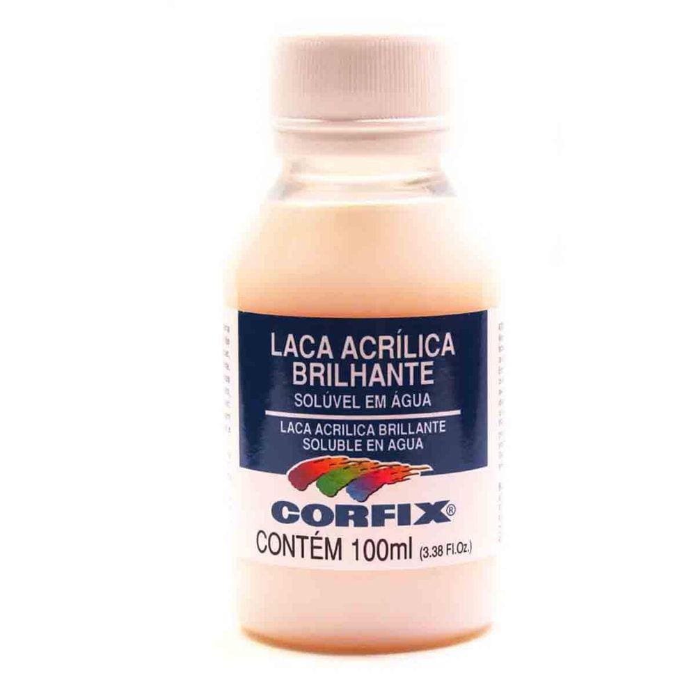 Laca Acrilica Brilhante Corfix 100Ml