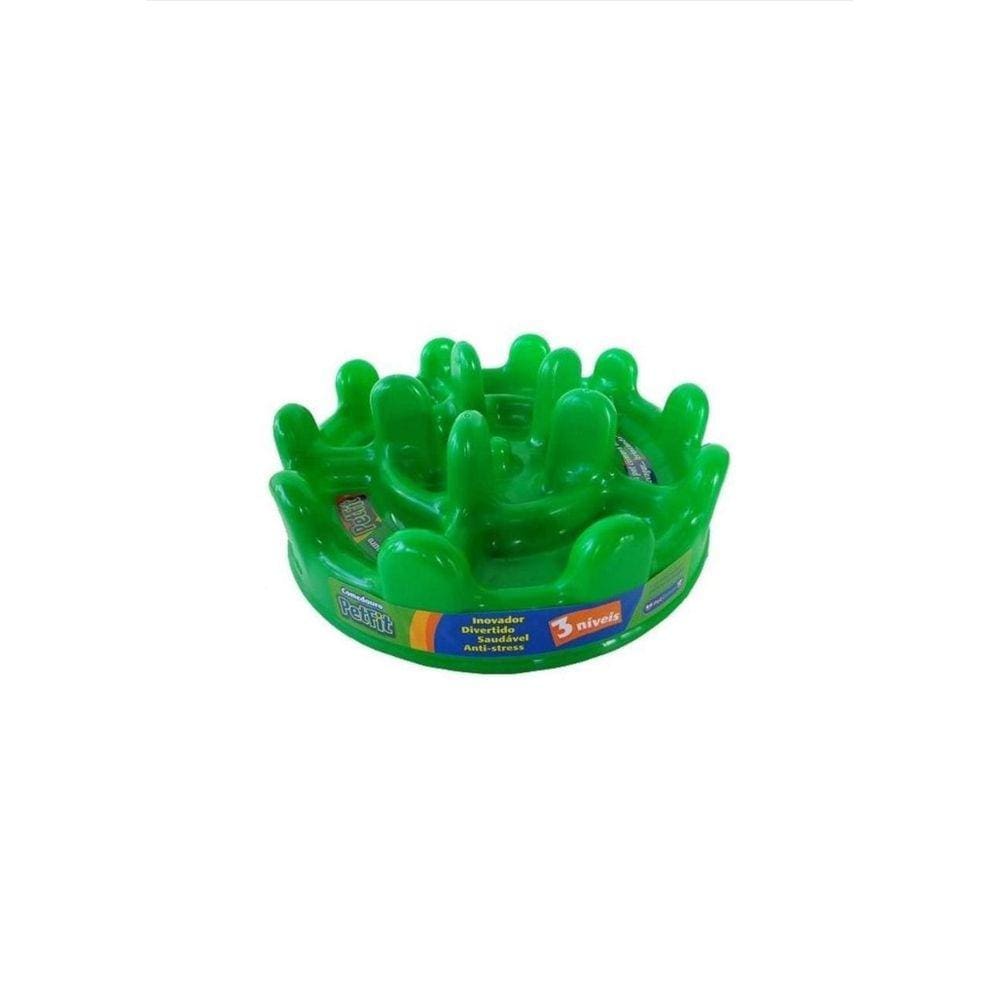 Mini Petfit Verde Comedouro Mais Saudável E Divertido