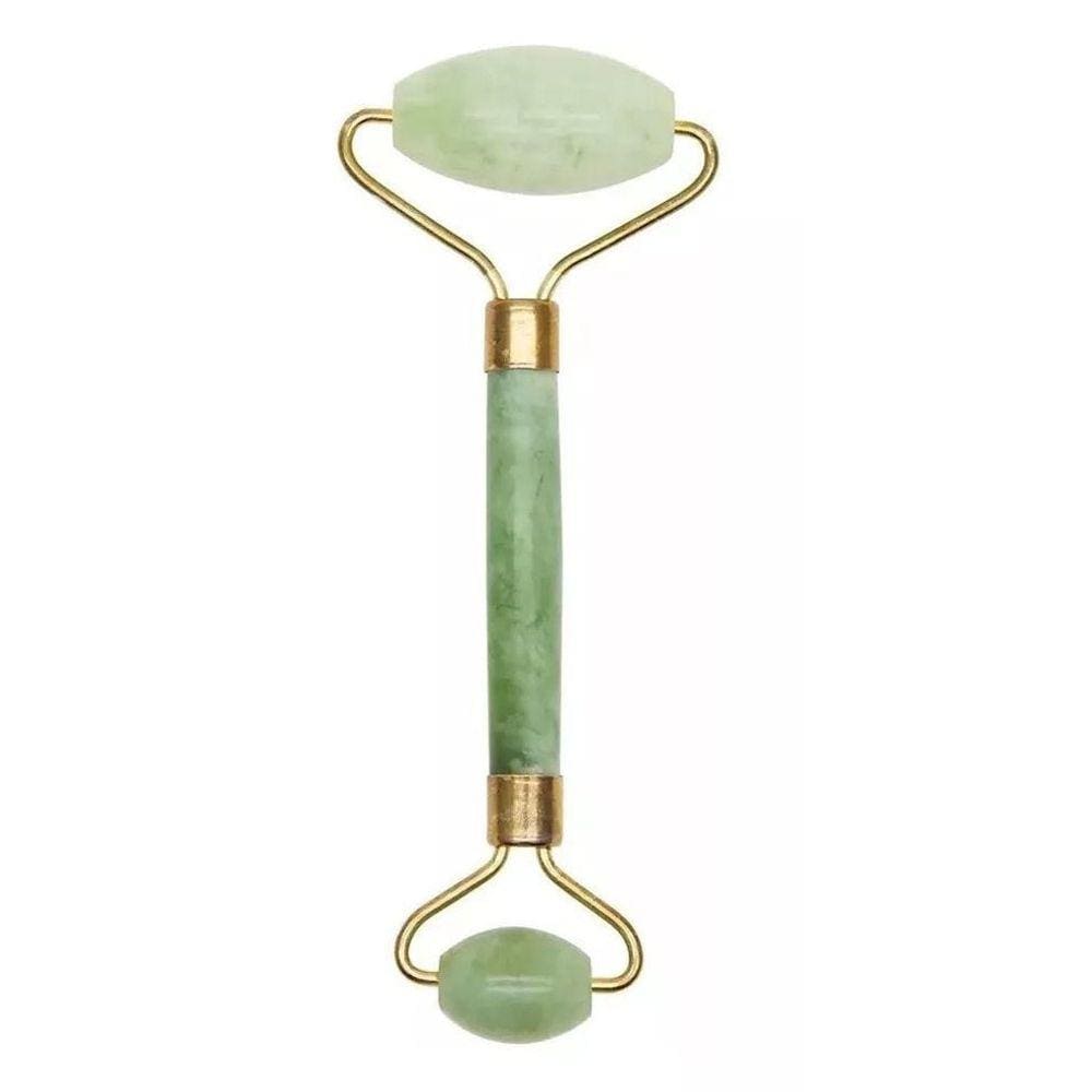 Rolo Massageador Facial Pedra Jade Anti Rugas Massoterapia