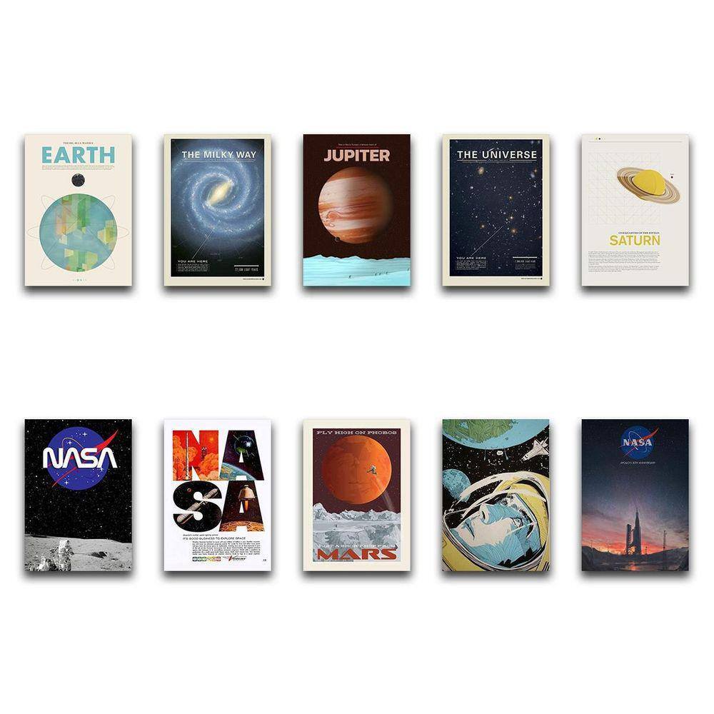 Placas Decorativas Planetas Astronomia Decoração Mdf