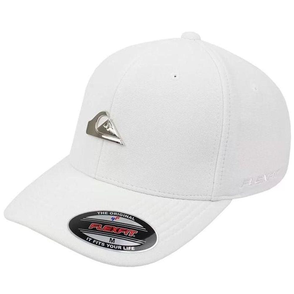 Boné Quiksilver Plate Silver Branco P