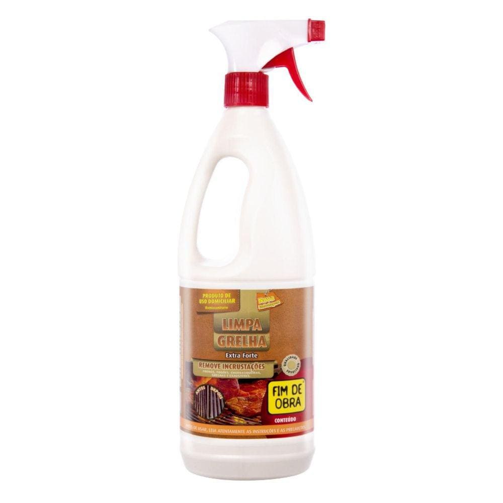 Limpa Grelha Extra Forte 500 Ml Fim De Obra Com Pulverizador