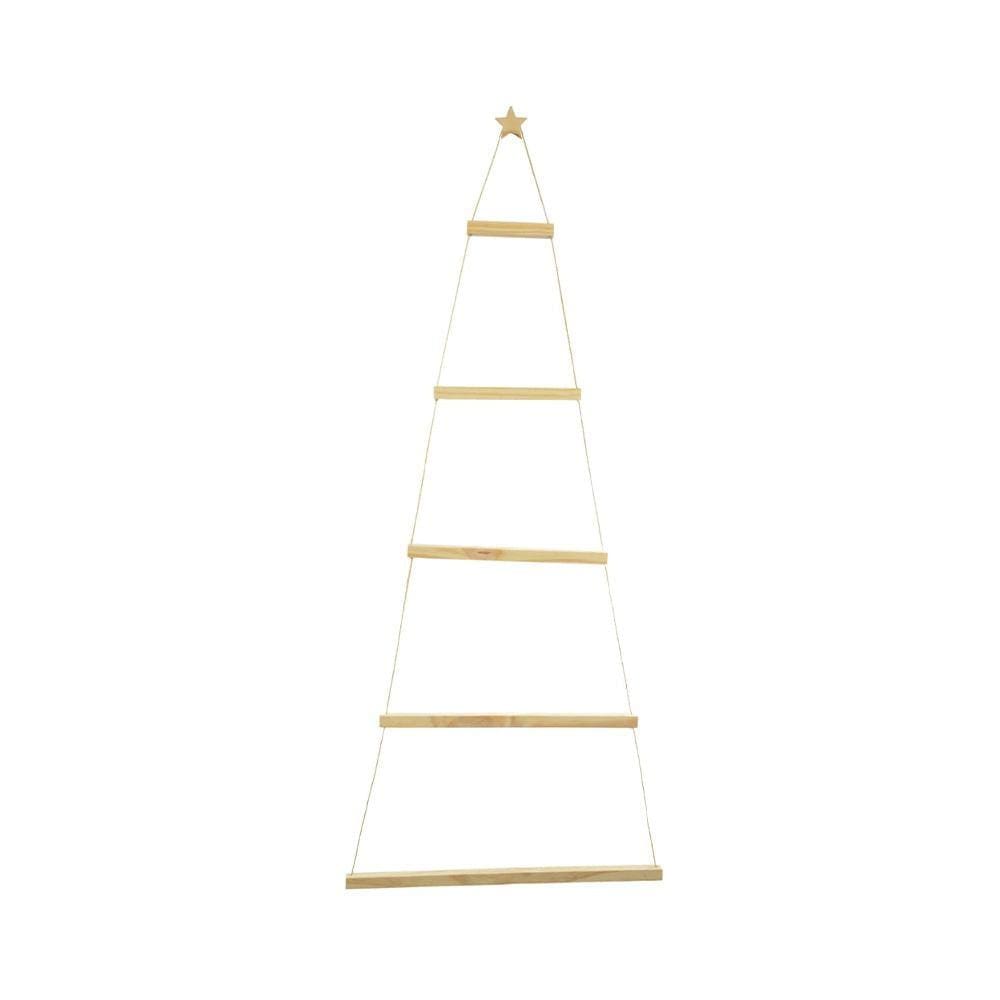 Árvore de Natal Rústica de Madeira D&a 1,30cm