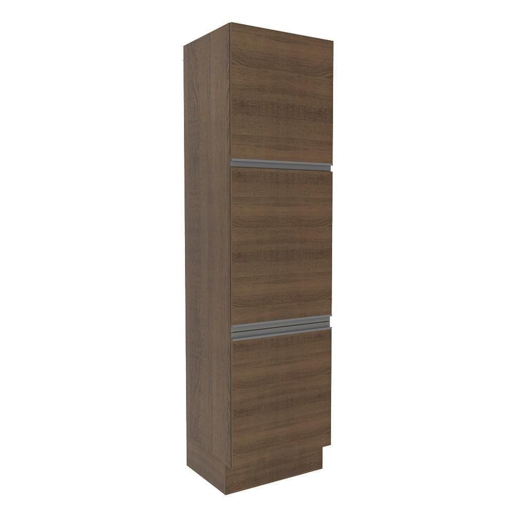 Paneleiro Madesa Glamy 60 cm 3 Portas - Rustic