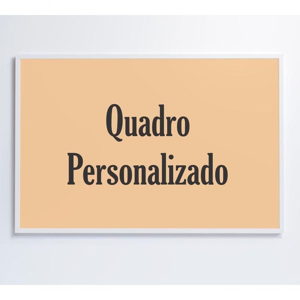 Quadro Personalizado Horizontal 90x60 Cm Vidro Impresso