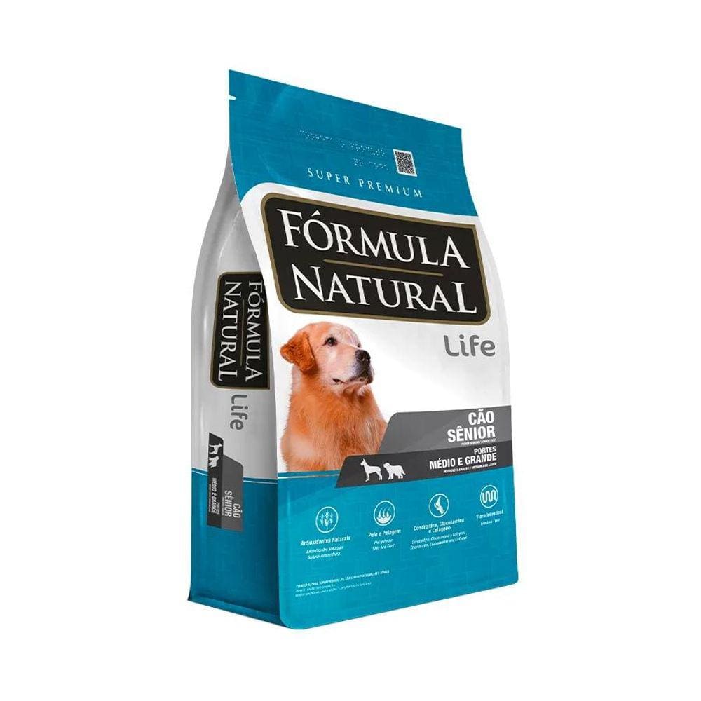 Ração Fórmula Natural Cães Sênior Raças Média e Grande 15kg