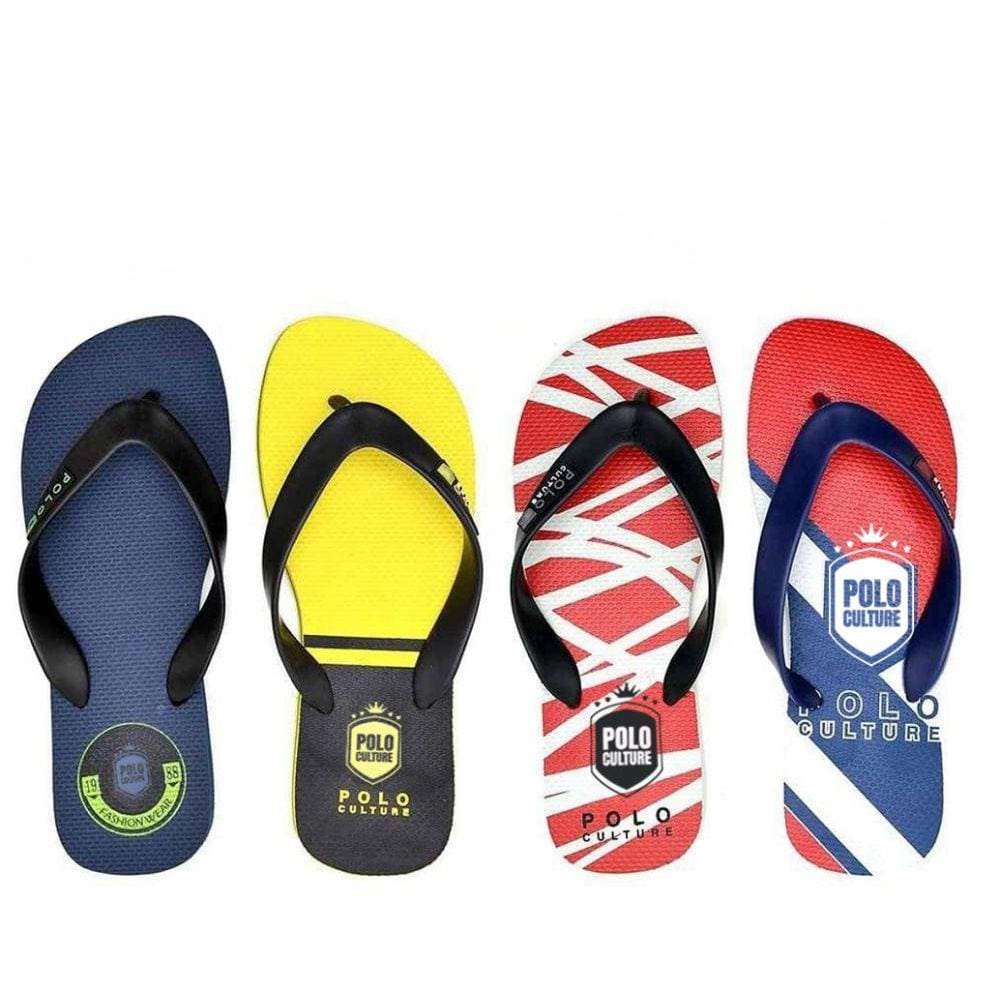 Kit 4 Chinelos  Dedo Masculino Polo Culture Pode Variar  Números