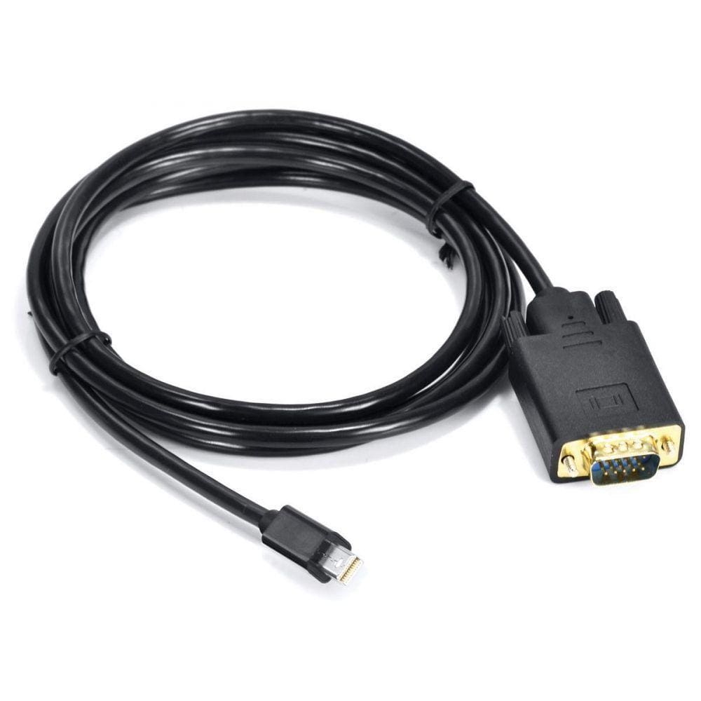 Cabo Adaptador/conversor Mini Displayport Macho X Vga Macho 1,80 Metros