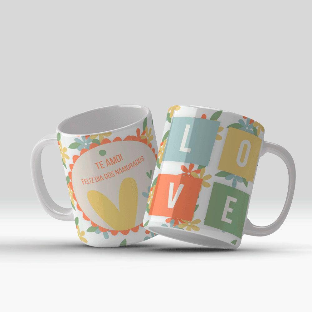 Caneca Cerâmica Dia Dos Namorados Mod.39