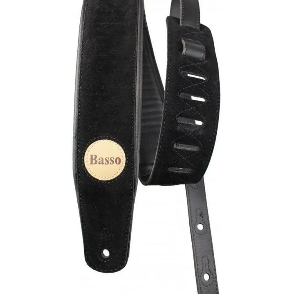 Correia Basso Guitarra, Violão, Baixo Cla 03 Camurça Preta