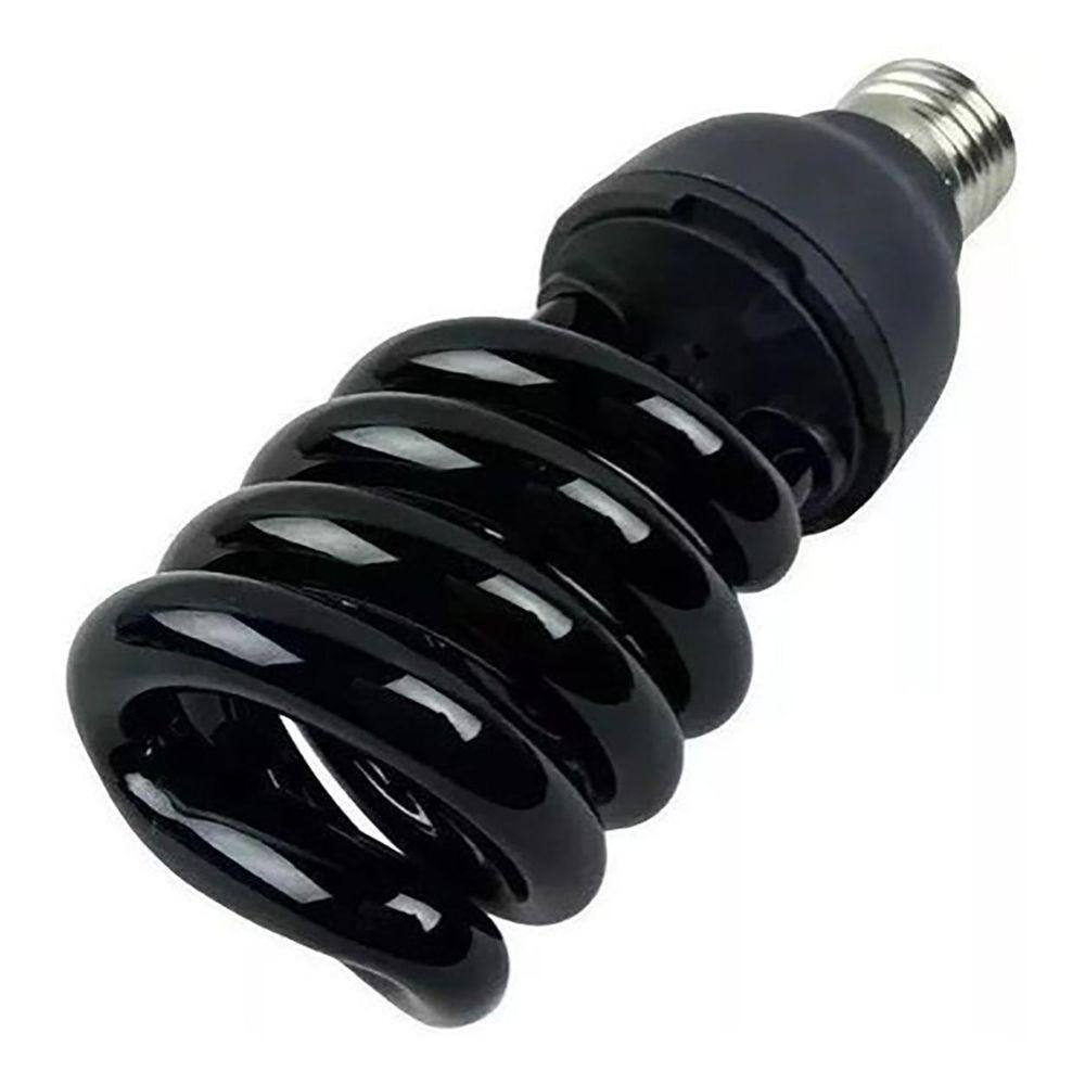 Lâmpada Luz Negra 36W Espiral Efeito Neon - Energia Uv 110V