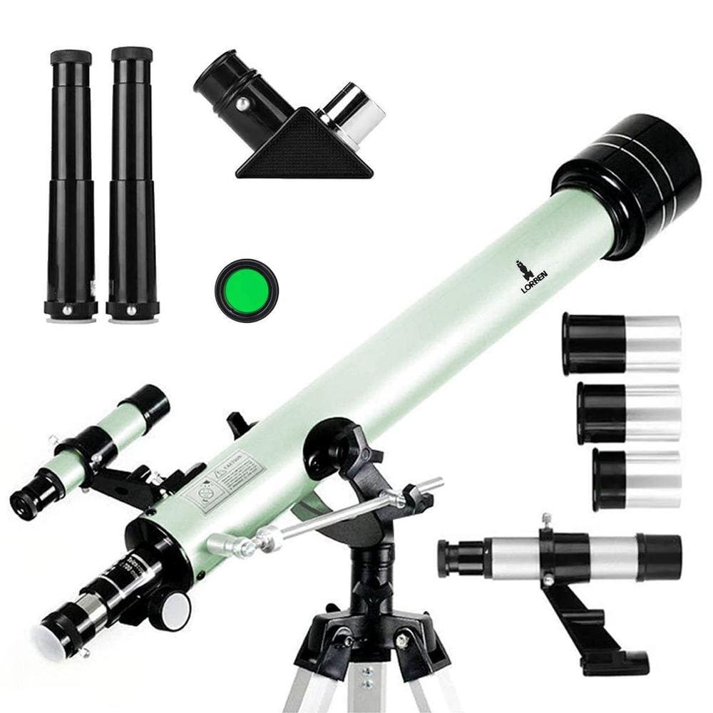 Telescópio Profissional Astronômico Refrator 675X Tripé 60Mm