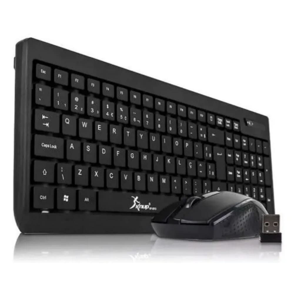 Kit Com Teclado E Mouse Bluetooth Knup