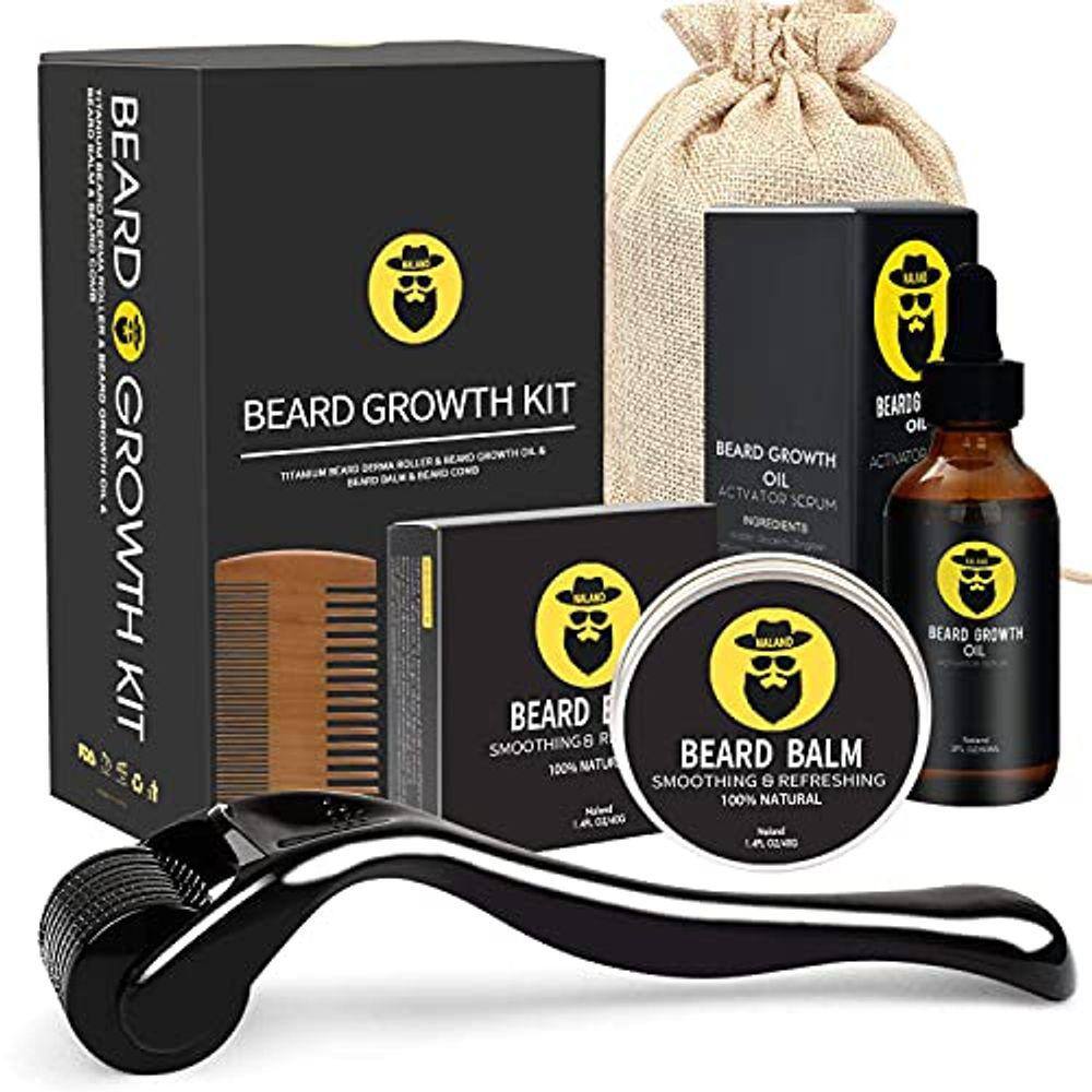 Kit De Crescimento Da Barba - Derma Roller Para Crescimento Da Barba ...