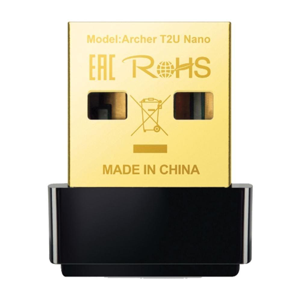 Adaptador Usb Wireless Ac600 Archer Dual Band 2.4Ghz E 5Ghz T2u Nano