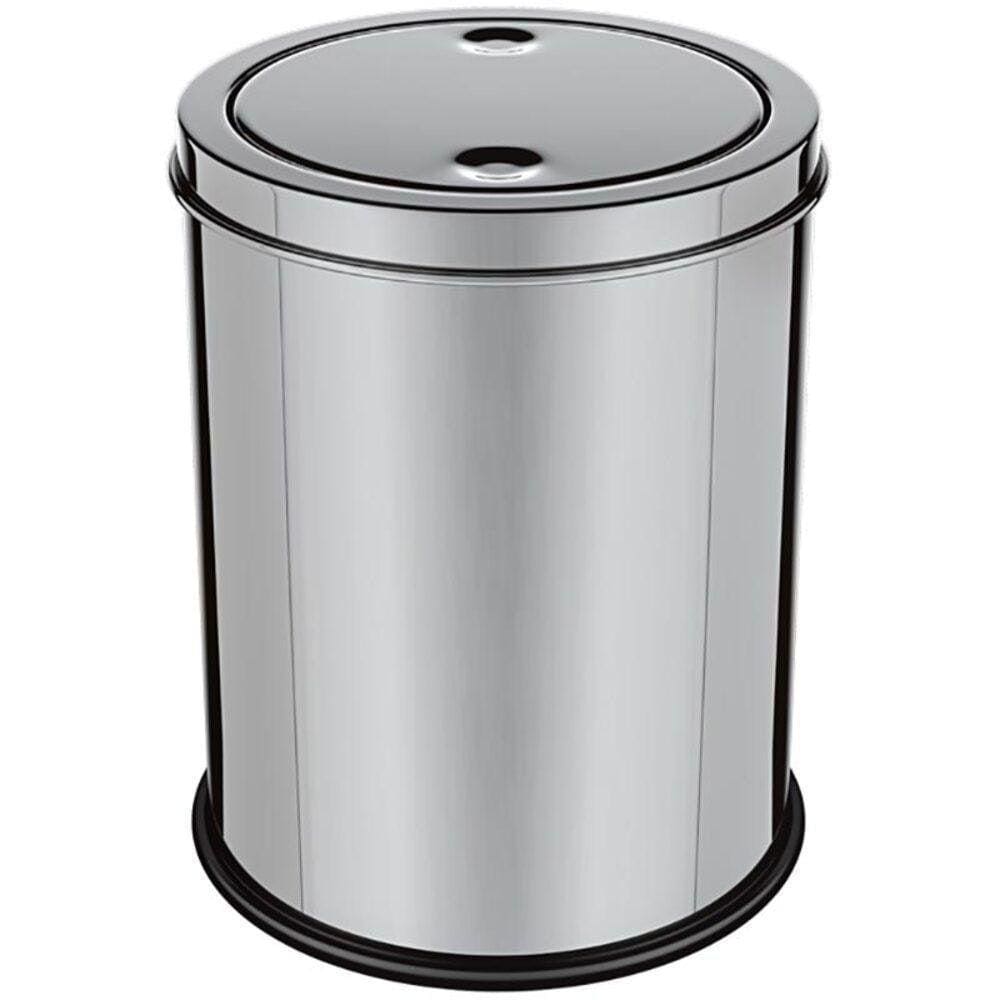 Lixeira Em Inox Basculante 8 Litros